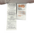 Close-up of bedding tags: The left shows materials (100% polyester fibers), manufacturer info, and care. The right displays the Keeco “IHG Bedding Collection” logo and “QUEEN - FIRM,” ideal for a side sleeper like the Holiday Inn® Infinity Pillow | Extra-Firm Support.